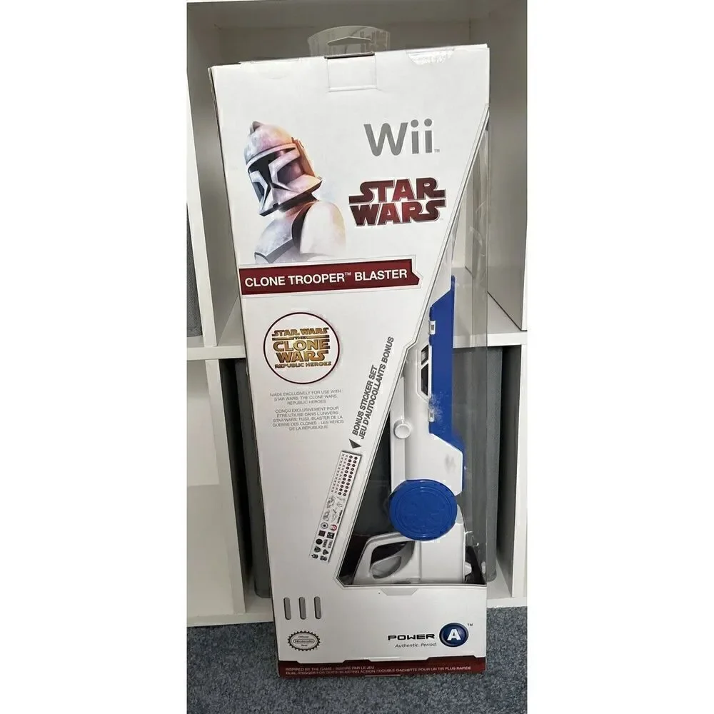 Star Wars Nintendo Wii Clone Trooper Blaster Rifle NEW IN BOX